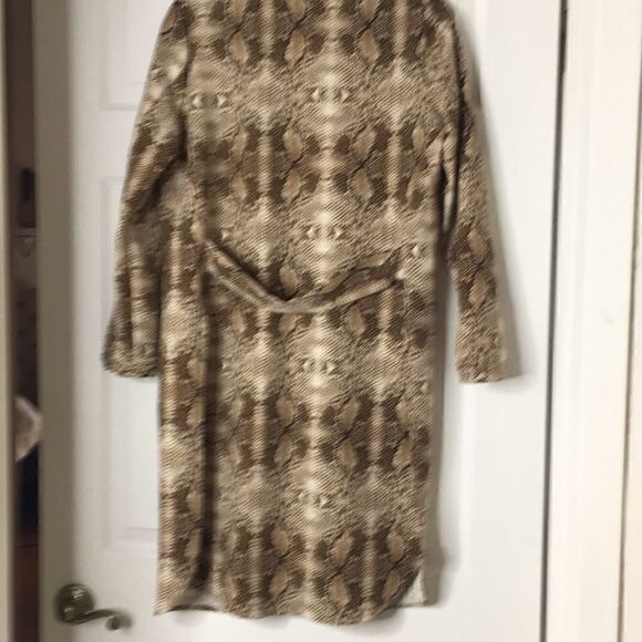 NWT NY&C brown/ cream snakeskin pattern blazer - Picture 3 of 5